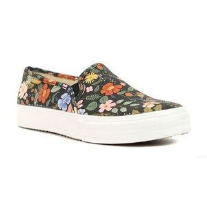 Keds X Rifle Paper Co Women's Double Decker Strawberry Fields Floral Shoes - 7.5